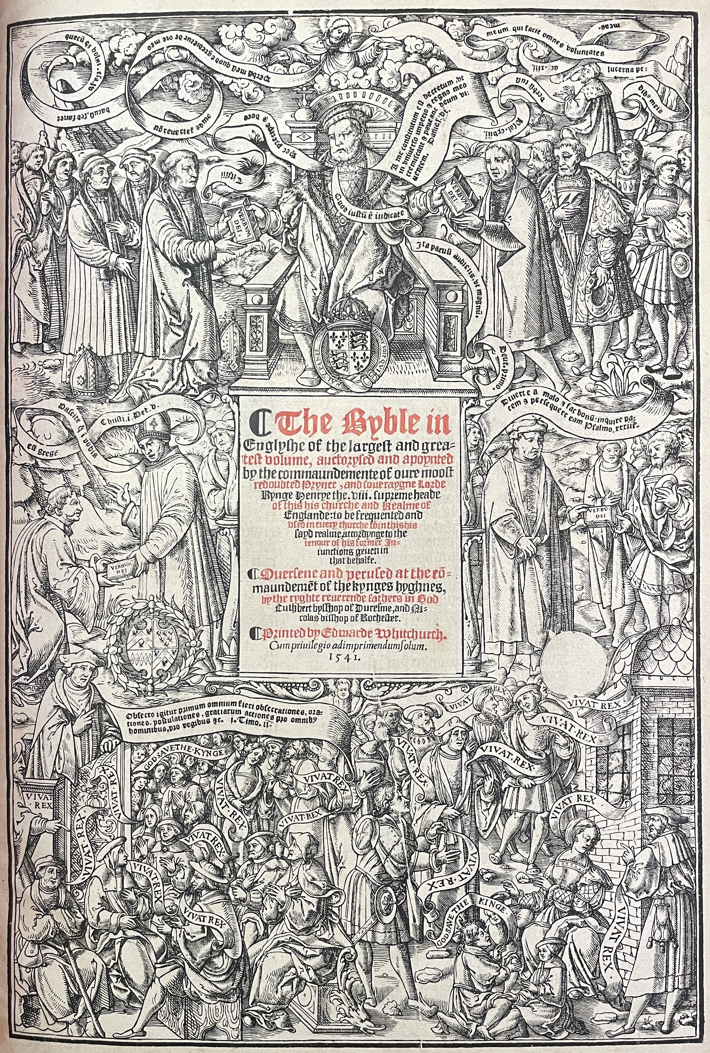 A Stunning 1541 Great Bible with Excellent Provenance — Antique Bible